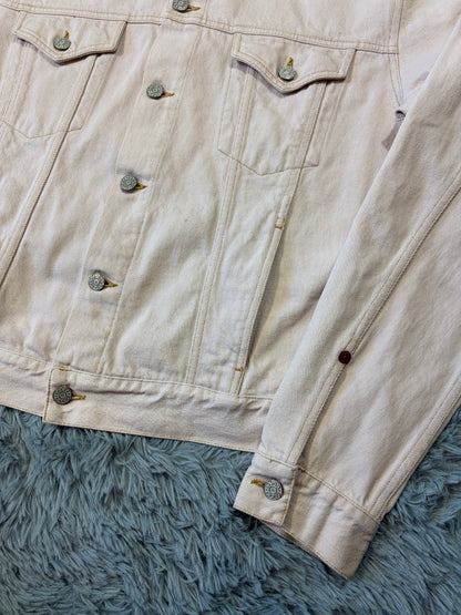 Gucci by Tom Ford 00’s Pale Pink Mens Trucker Jacket - IT52 | O/S, Pink