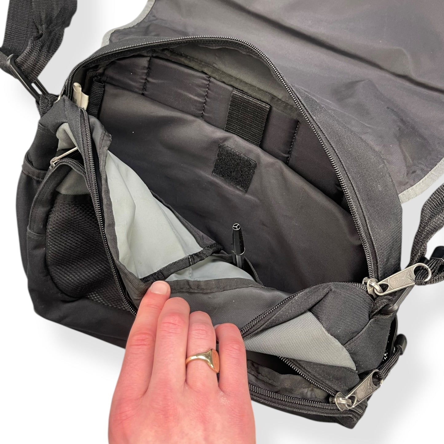 2000's Quiksilver Messenger Bag | O/S, Multicoloured