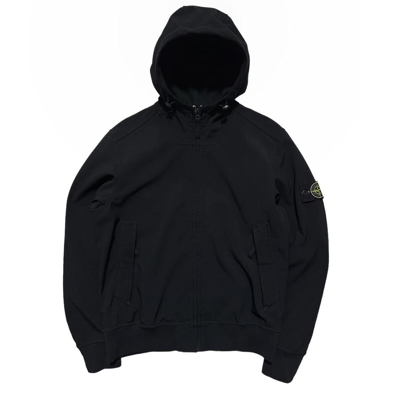 Stone Island Black Soft Shell-R Jacket