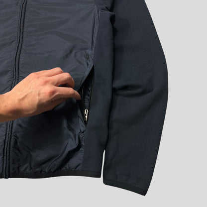 Prada 2016 Red Tab Nylon Panelled Track Jacket - M