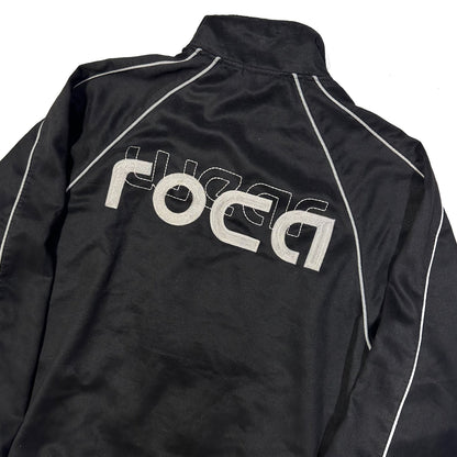 Rocawear Velour Track Jacket In Black ( L )