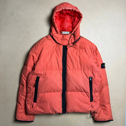 A/W 2000 Safety Orange Waxed Cotton Puffer