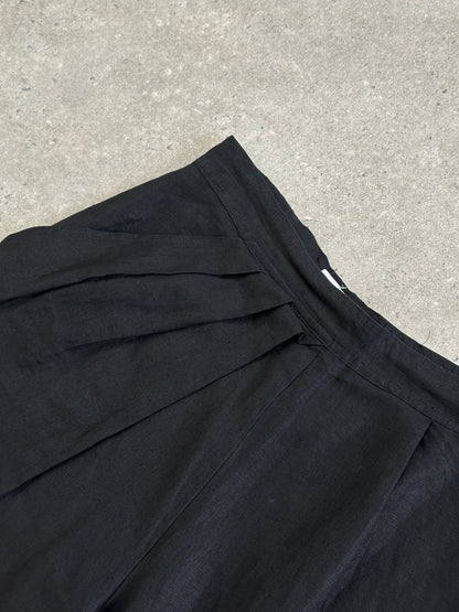 Max Mara Pure Linen Tapered Leg High Waisted Trousers - W28