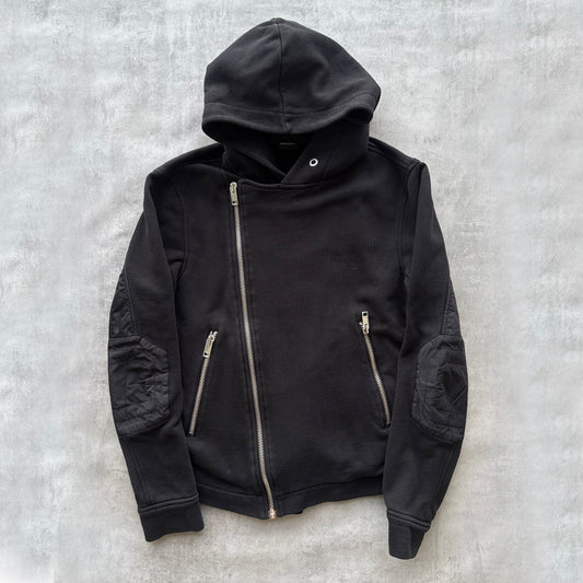 DIESEL ZIP HOODIE | O/S, Black