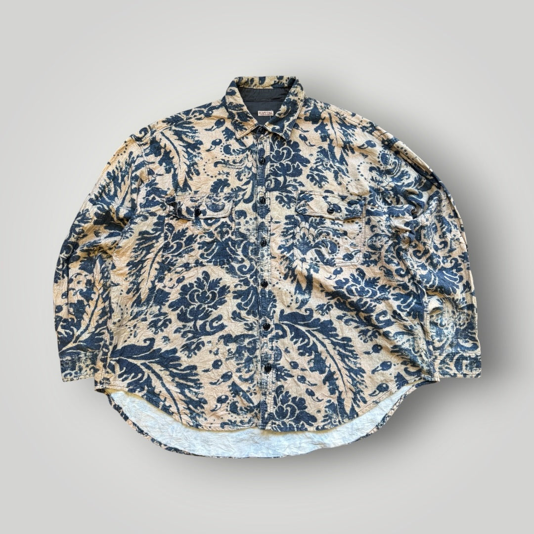 Kapital Damask Virgin Mary Flannel Work Shirt 1