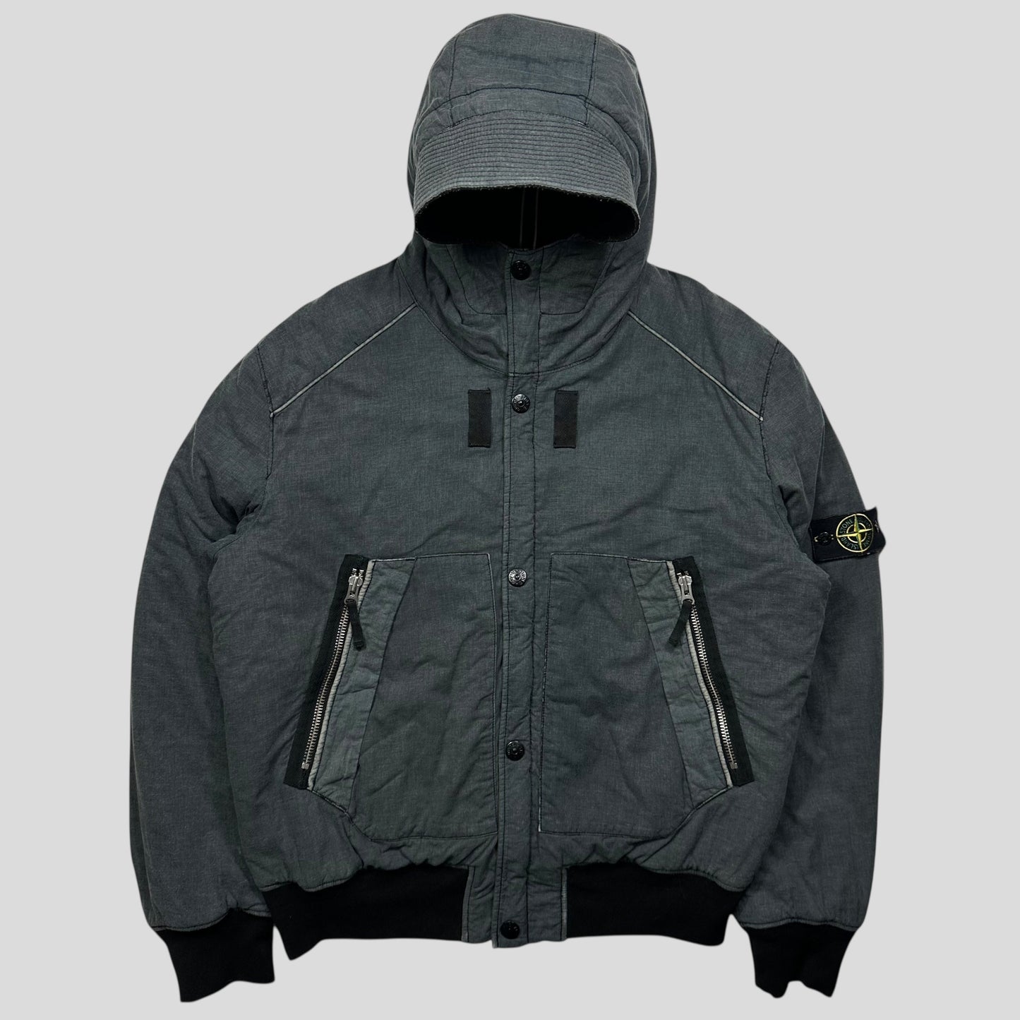 Stone Island AW10 Mussola Gommata Heavyweight Quilted Jacket - XXL