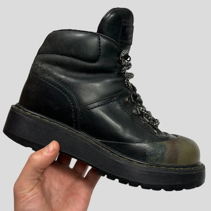 Prada Milano Leather Combat Boots - UK4.5/5