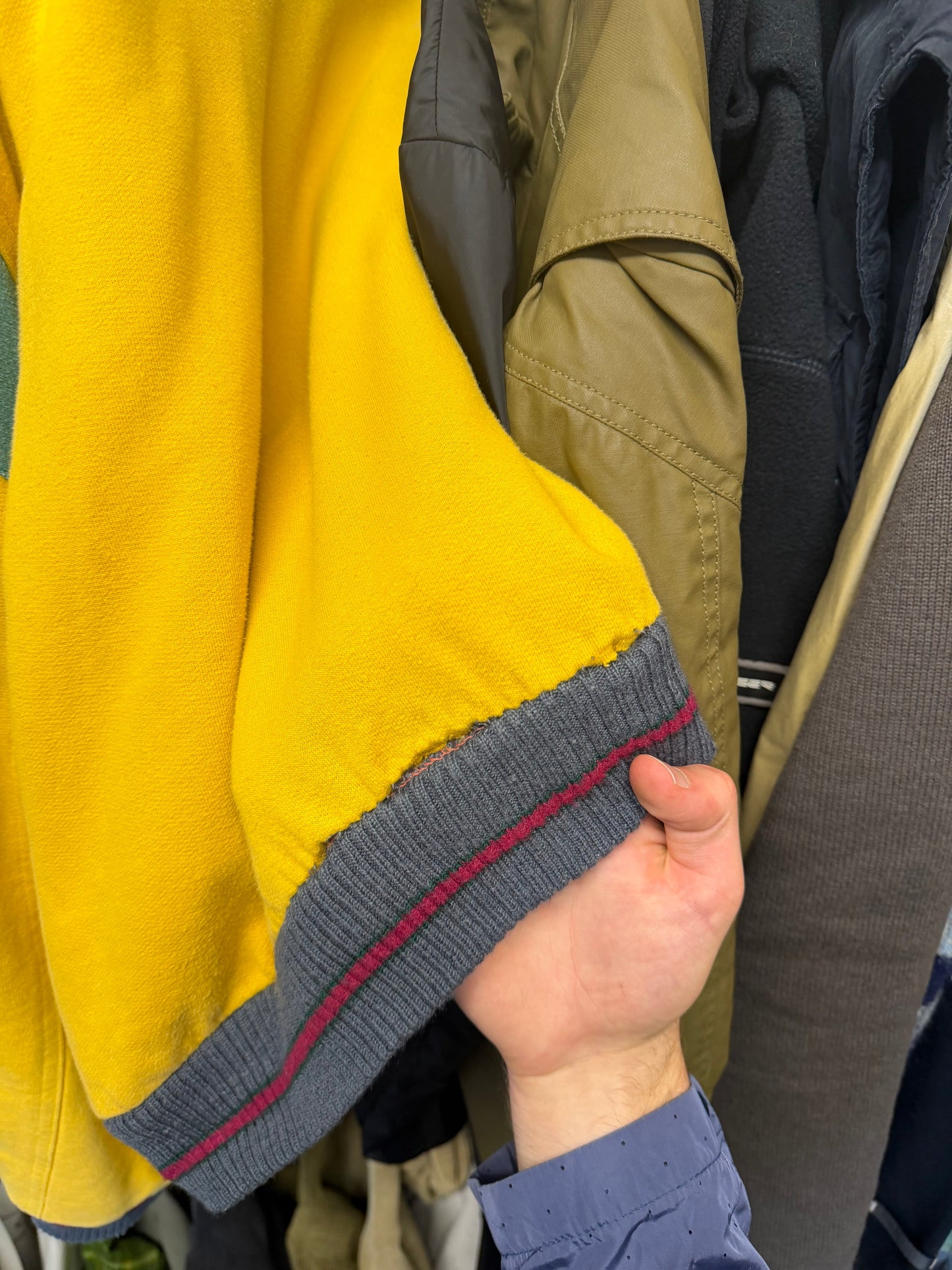 1981/82 Emporio Armani Reversible Bomber Jacket (S) | Default Title, Multicoloured