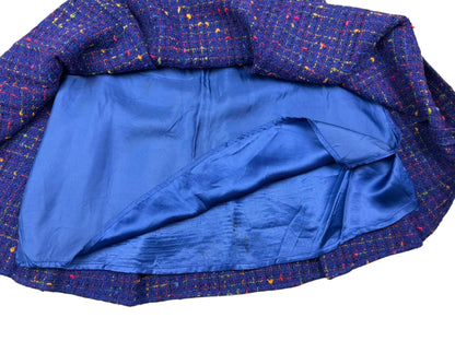 Versace early 1990s boucle skirt suit