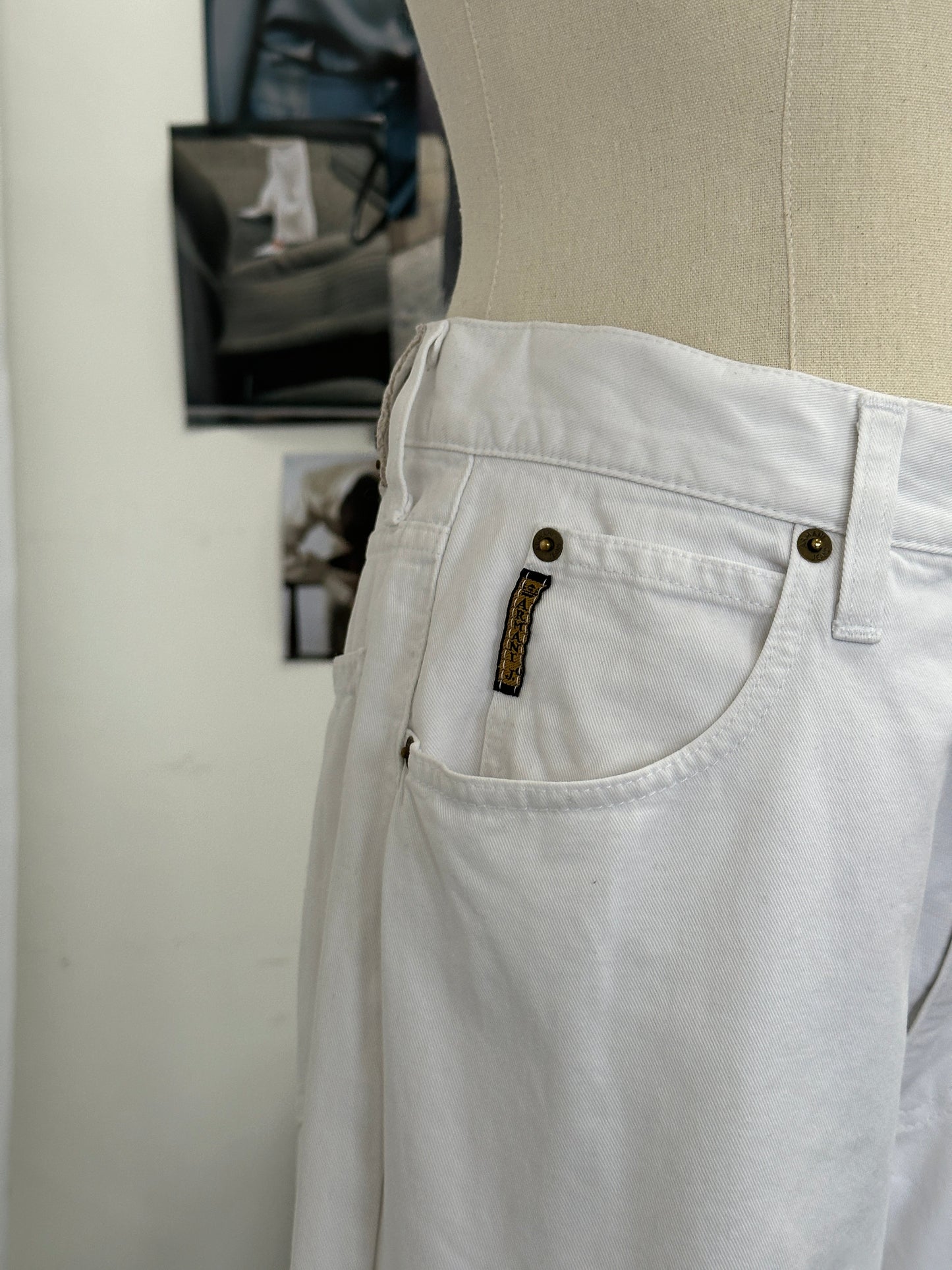 Armani Jeans 1990s Straight Leg Denim Jeans - W28