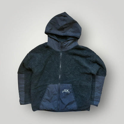 A Cold Wall Deep Pile Zip Up Hooded Fleece L/XL
