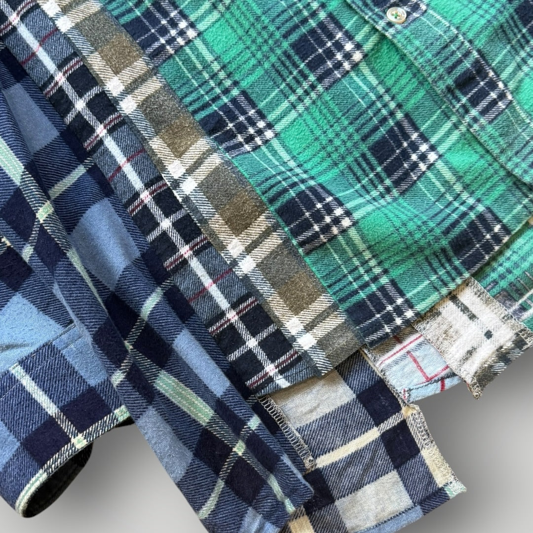 Needles Re-build Cotton Flannel Shirt M | O/S, Multicolor
