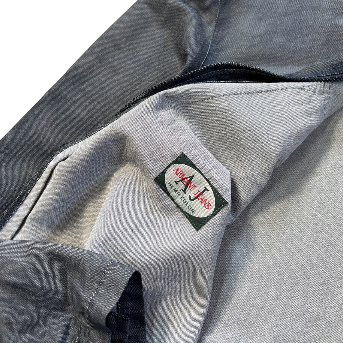 Armani Jeans 90’s Hemp Blend Jacket XL | XL, Grey