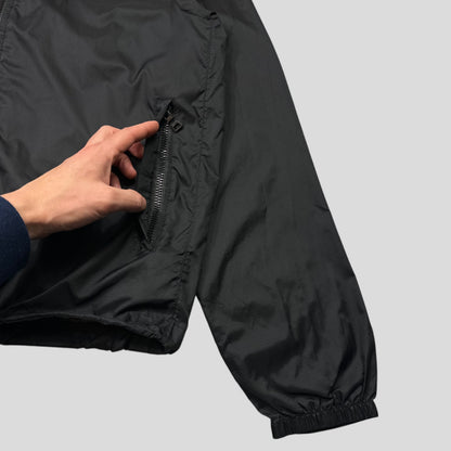 Prada Sport 2007 Nylon Ripstop Carbon Chest Logo Windbreaker Jacket - M | Default Title, Black