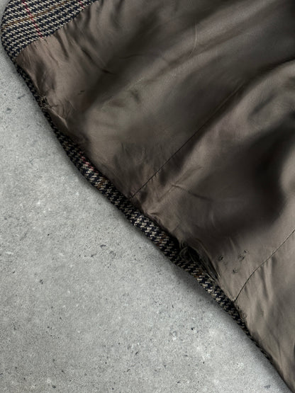 Burberry 1990s Wool Cashmere Check Blazer - 44R/XL