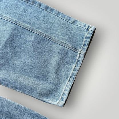 Uniform Bridge Light Wash Denim Wide Pants 32x32