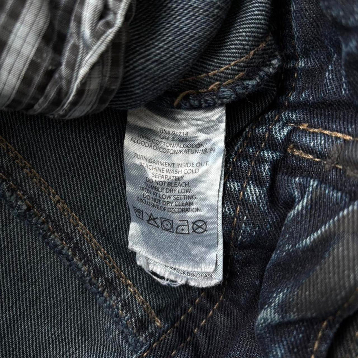 ARMANI DENIM JACKET | O/S, Dark Indigo