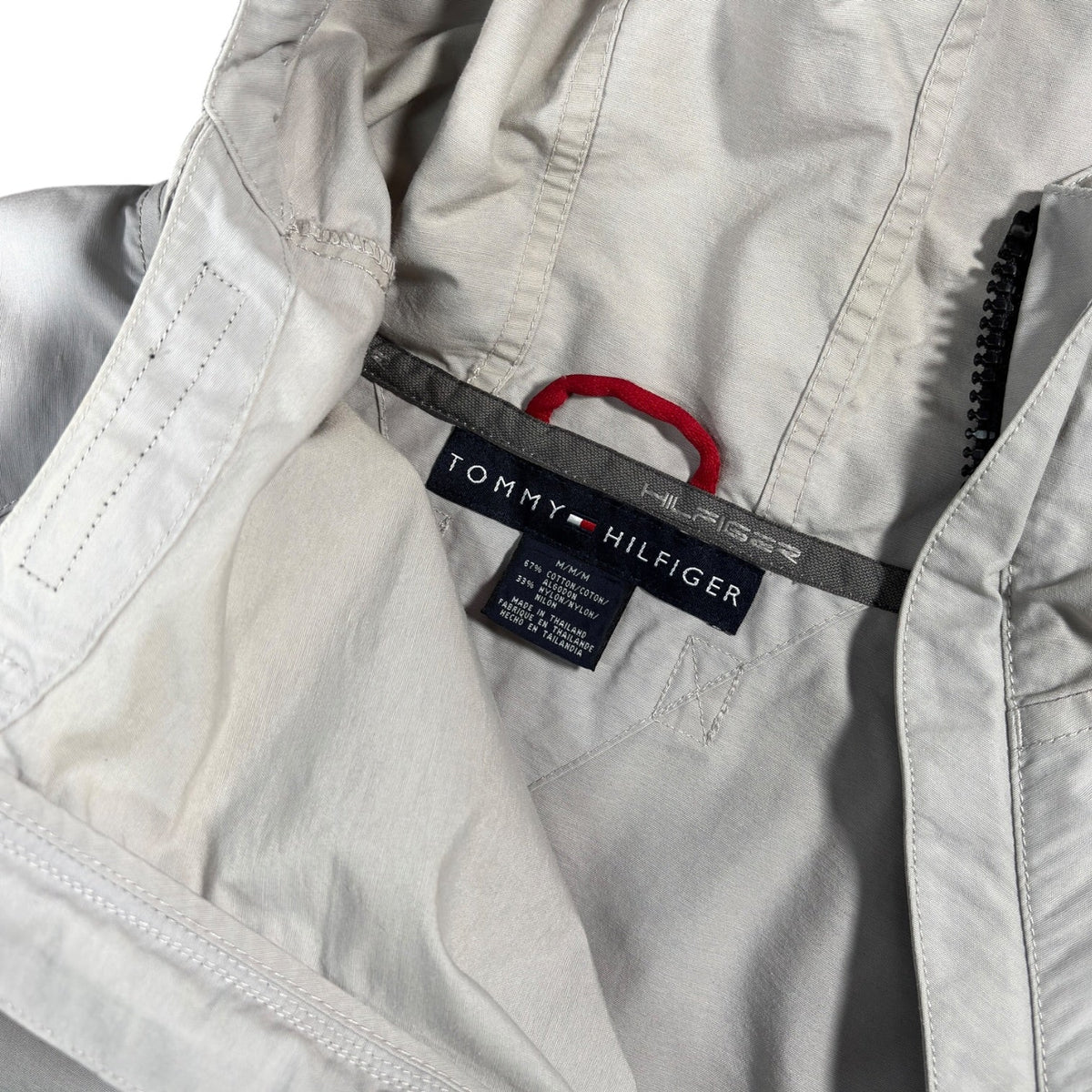 Tommy Hilfiger 00’s Shoulder Zip Anorak Jacket L | Large, Grey