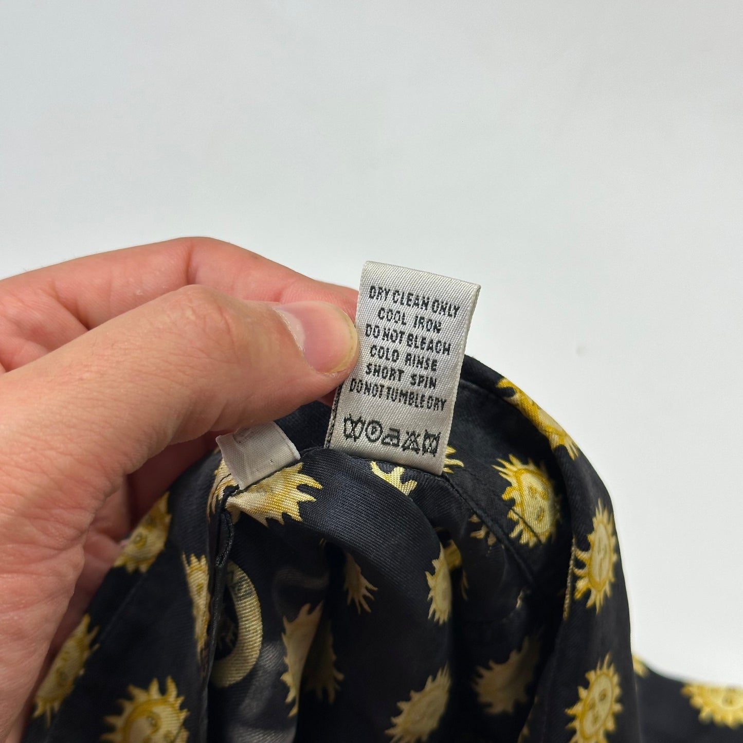 Versace V2 Classic 90’s Silk Sun Print Shirt - XS (M)