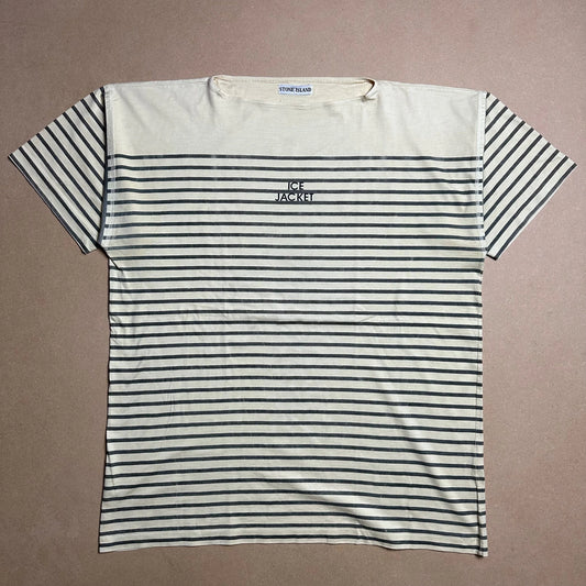 S/S 1988 Charcoal Striped Heat Reactive ICE JACKET T-shirt