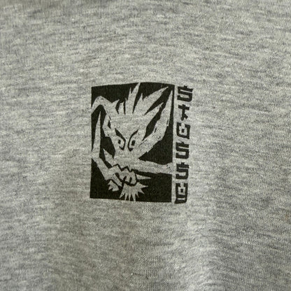 1990s stüssy distressed dragon hoodie | O/S, Grey