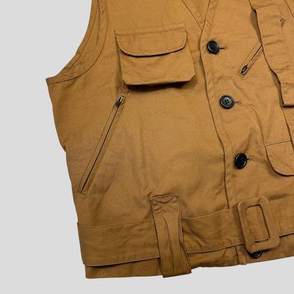 Hysteric Glamour 90’s Belted Cargo Vest - S | Small, Brown