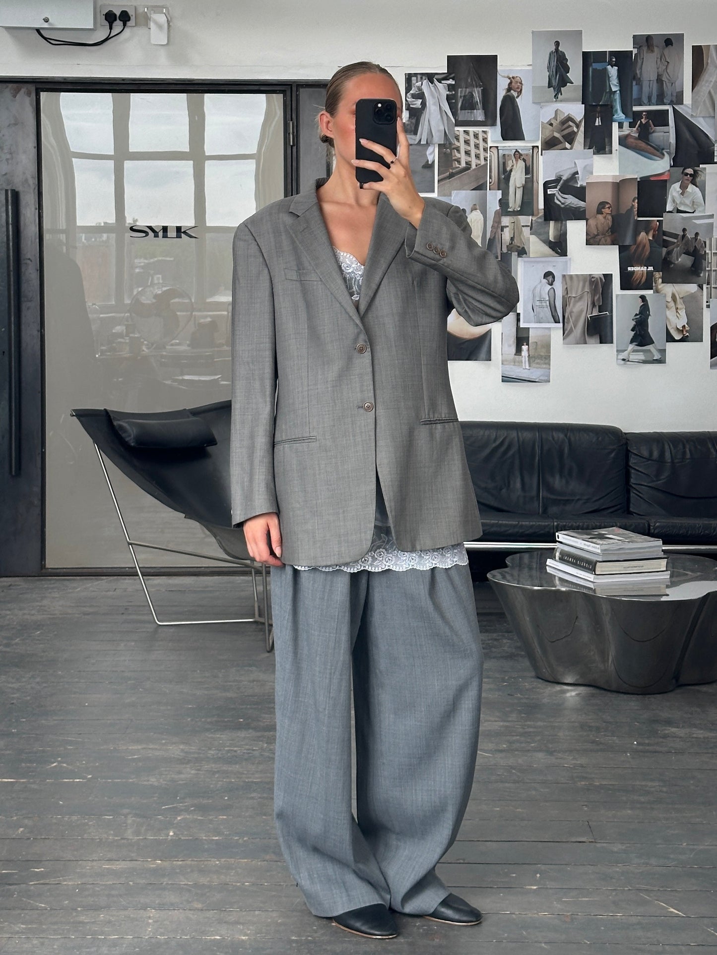 Armani Collezioni 2000s Pure Wool Single Breasted Blazer - 42L/XL