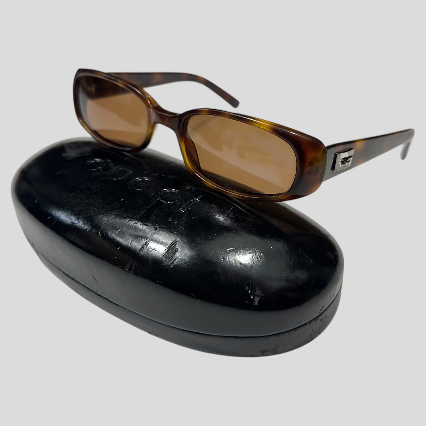 Gucci by Tom Ford 90’s Tortoiseshell Orange Lens Sunglasses | O/S, Brown