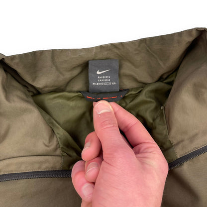 Nike 2in1 Convertible MP3 Jacket / Gilet (L) | Default Title, Olive Green