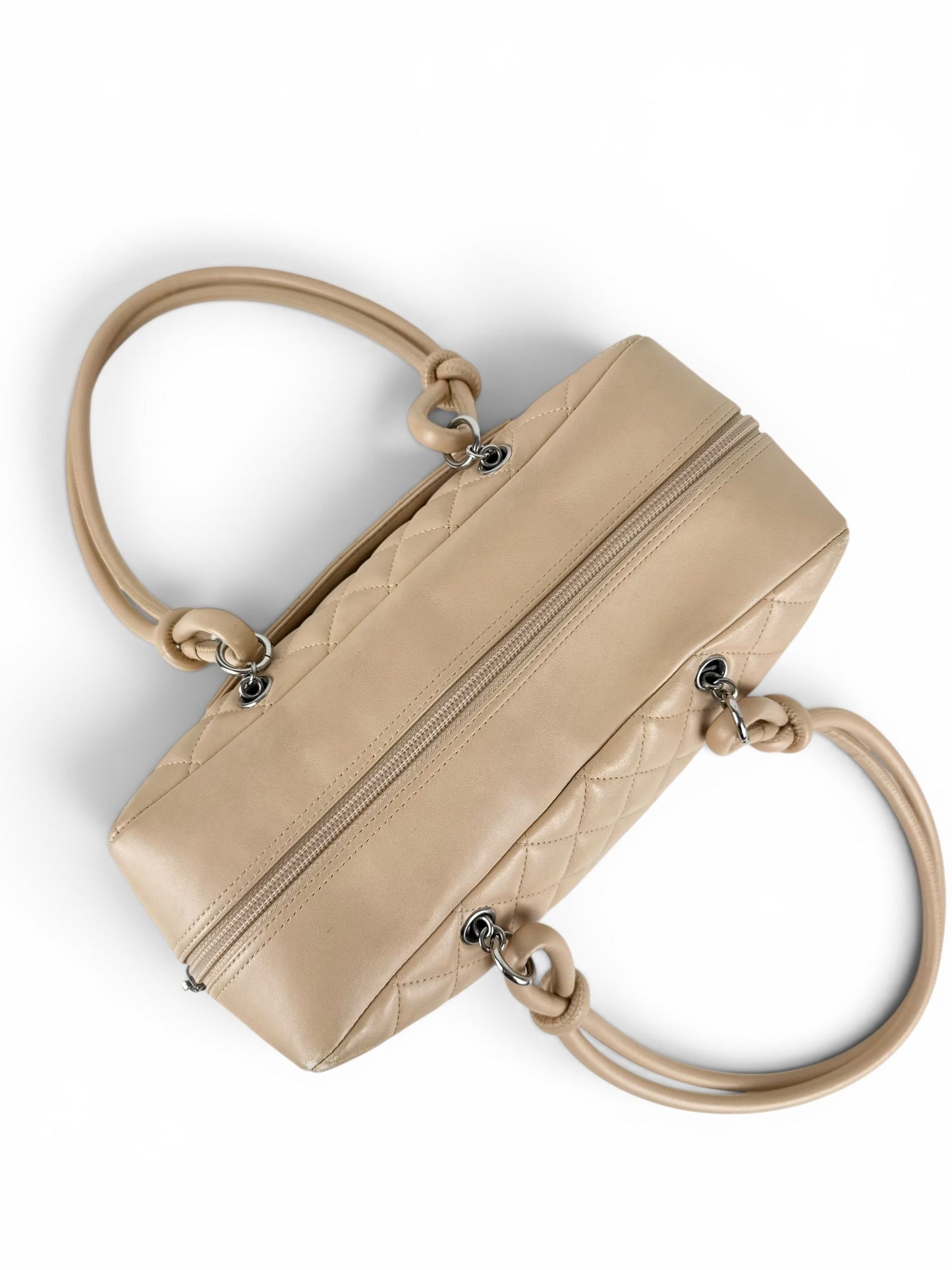 2005 Chanel Cambon Leather Bowling Handbag | O/S, Multicoloured