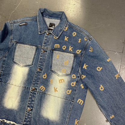 Akademiks Denim Jacket In Blue ( XL )