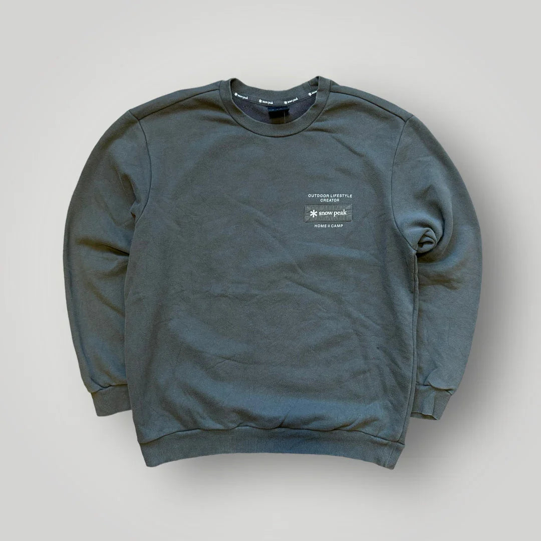Snow Peak Home = Camp Crewneck XL