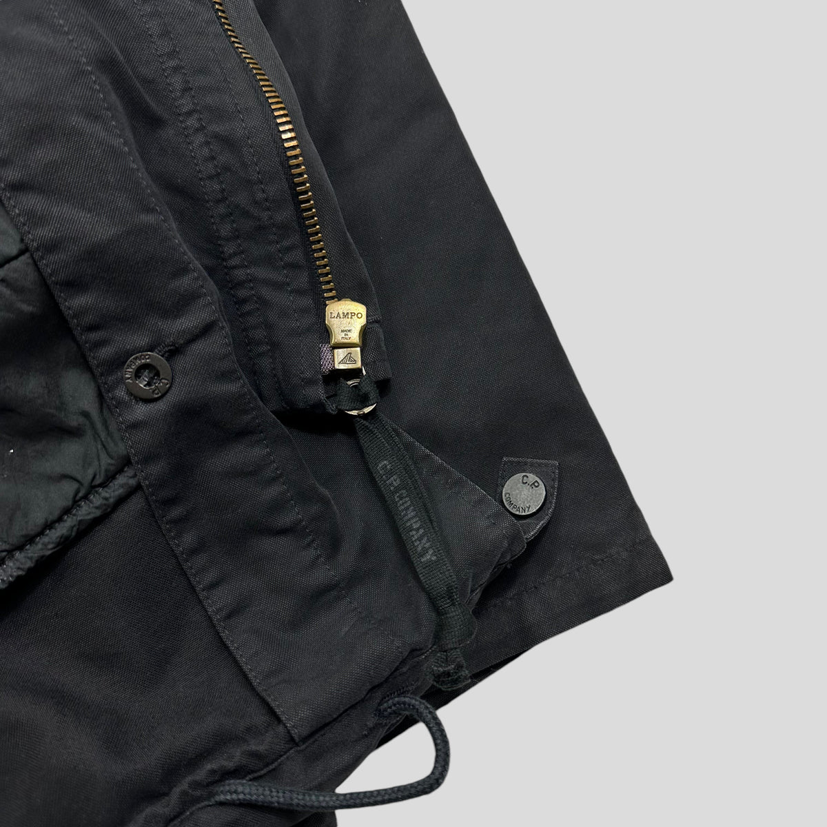 CP Company AW02 La Mille Padded Field Jacket - IT52 (L/XL) | Large, Black