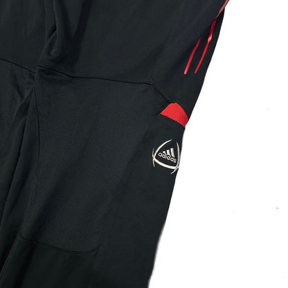 Adidas AC Milan 2004/05 Tracksuit Bottoms In Black & Red ( XL )