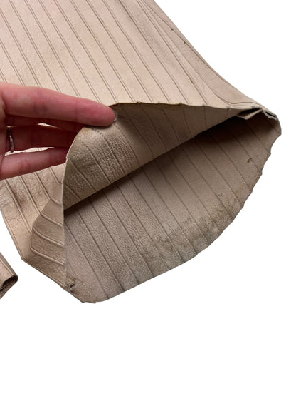 Gucci F/W 1999 leather pinstripe trousers Tom Ford era