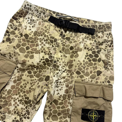Stone Island Crocodile Camo Shorts