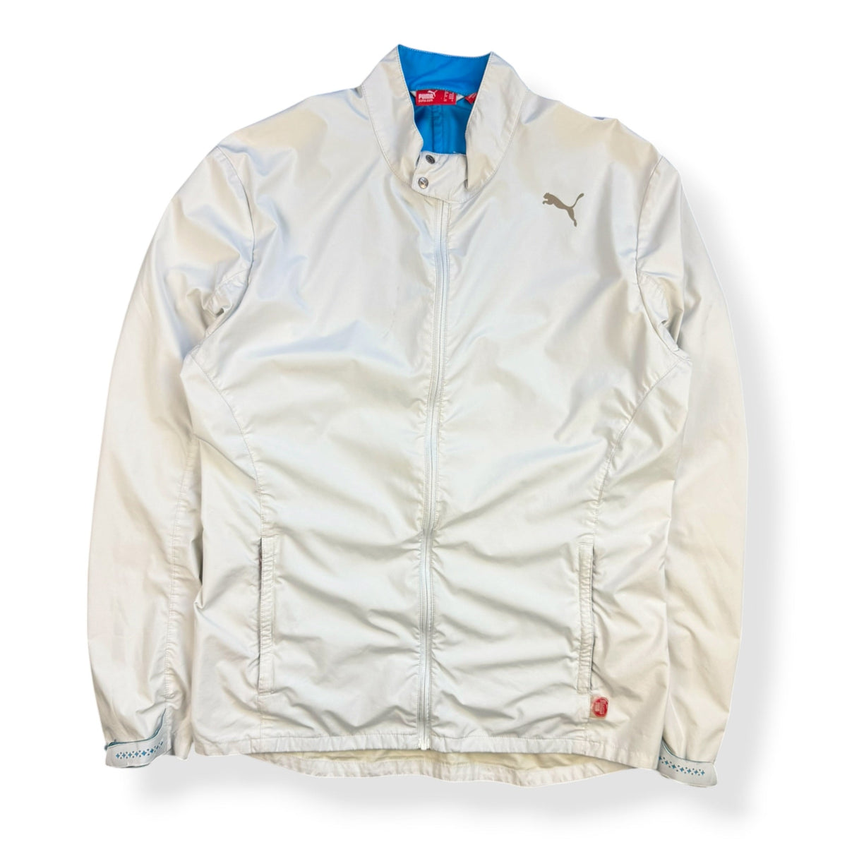 2000's Puma Reflective Back Panel Jacket (S) | Small, Blue