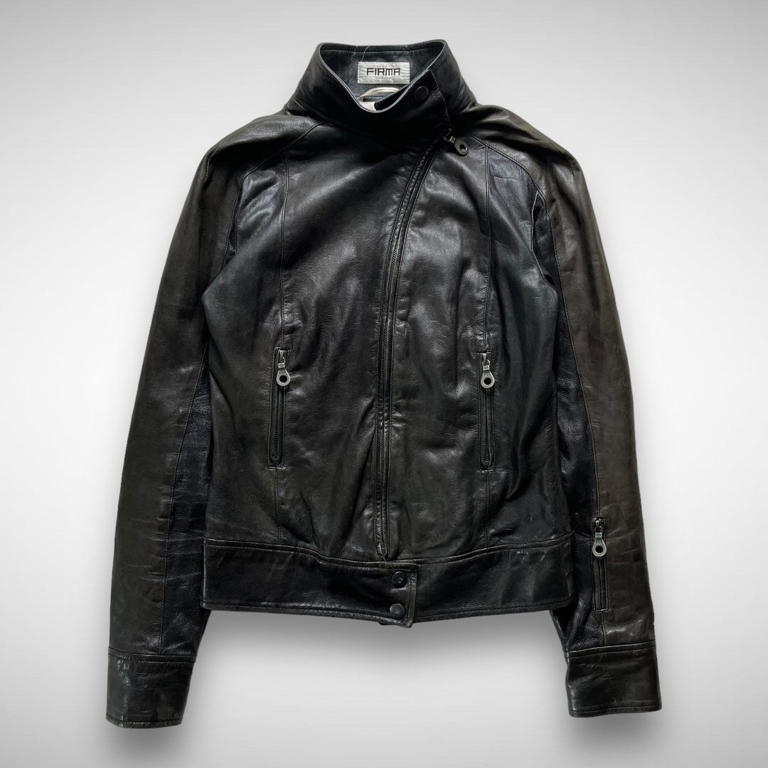 Firma Leather Curve Zip Jacket (2000s)