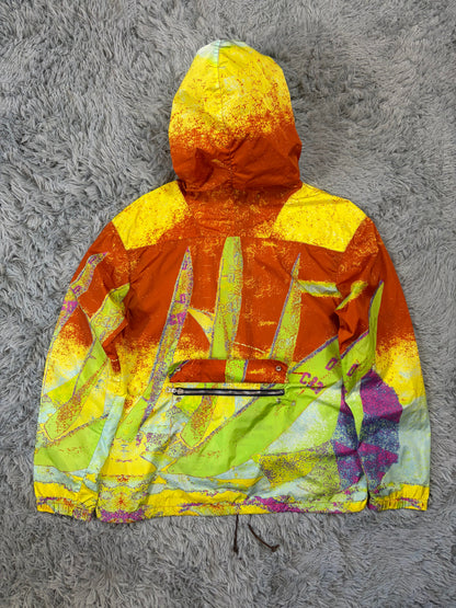 Prada Sport 00’s Thermal Sailing Heatmap Nylon Bag Jacket - S/M | O/S, Orange, Yellow, Multicolor