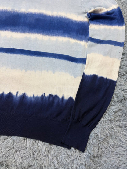 Dolce & Gabbana Ombré Waterfall Lightweight Knit Jumper - M | O/S, Blue