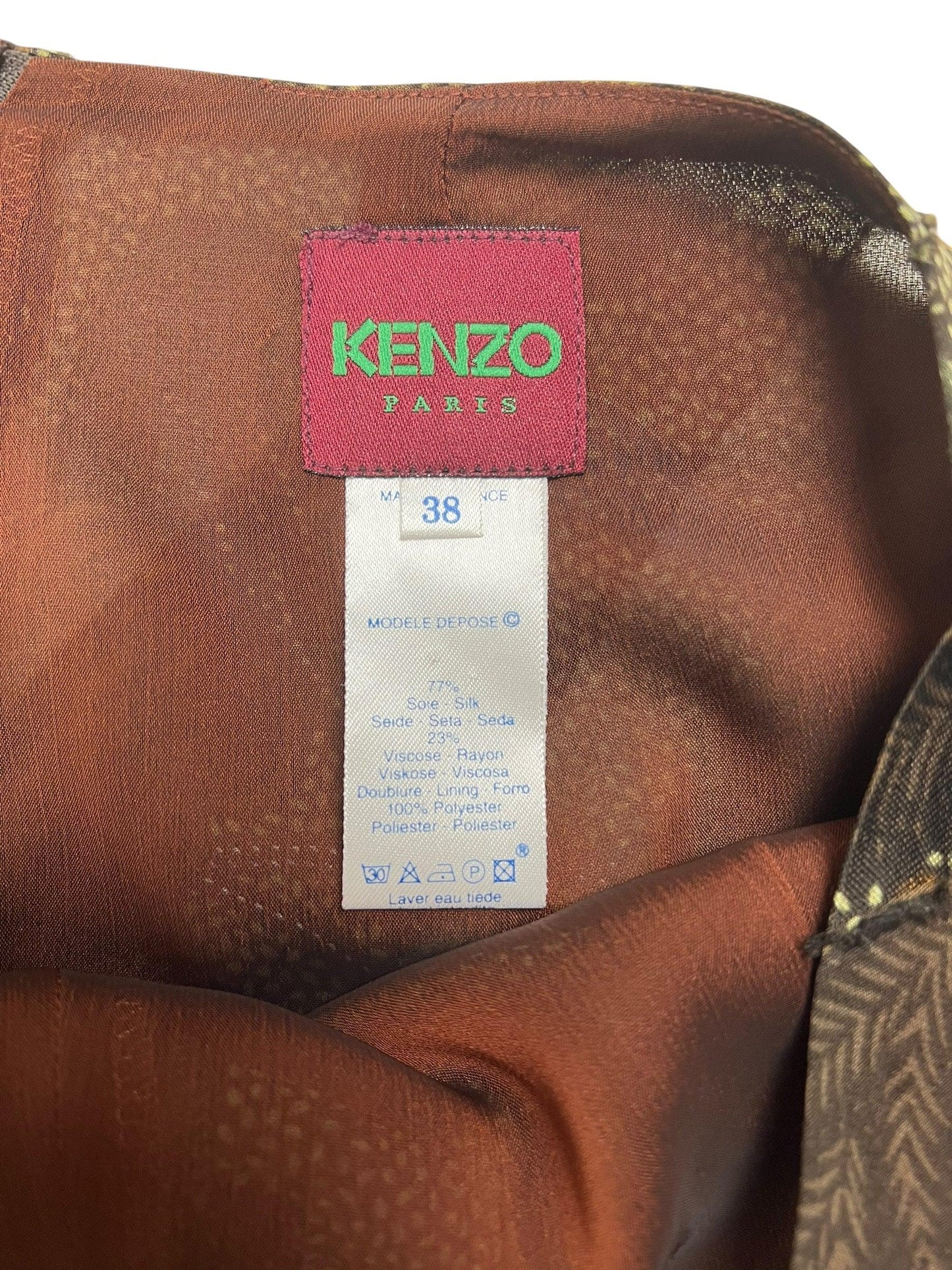 Kenzo vintage silk summer trousers