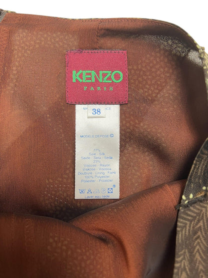 Kenzo vintage silk summer trousers