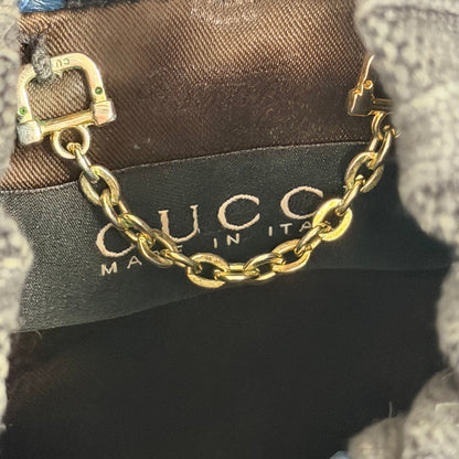 2006 gucci by frida gianini “madonna” leather jacket | O/S, Blue