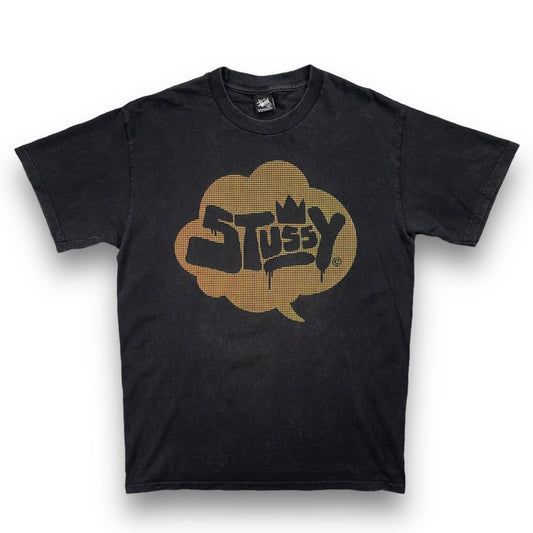 2000's Stussy Textured Graphic T-Shirt (M) | Default Title, Multicoloured