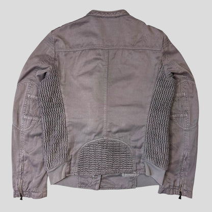 Puma x Neil Barrett 96 Hours Dusty Purple Cotton Moto Jacket - S/M | Default Title, Purple