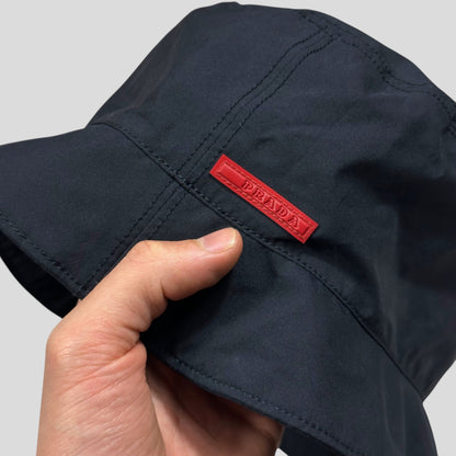 Prada Sport 00’s Navy Goretex Bucket Hat - S