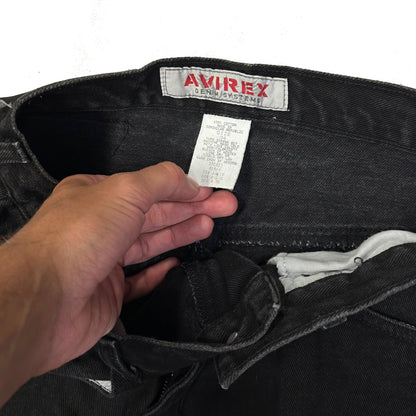 Avirex Jeans In Black ( W32 )