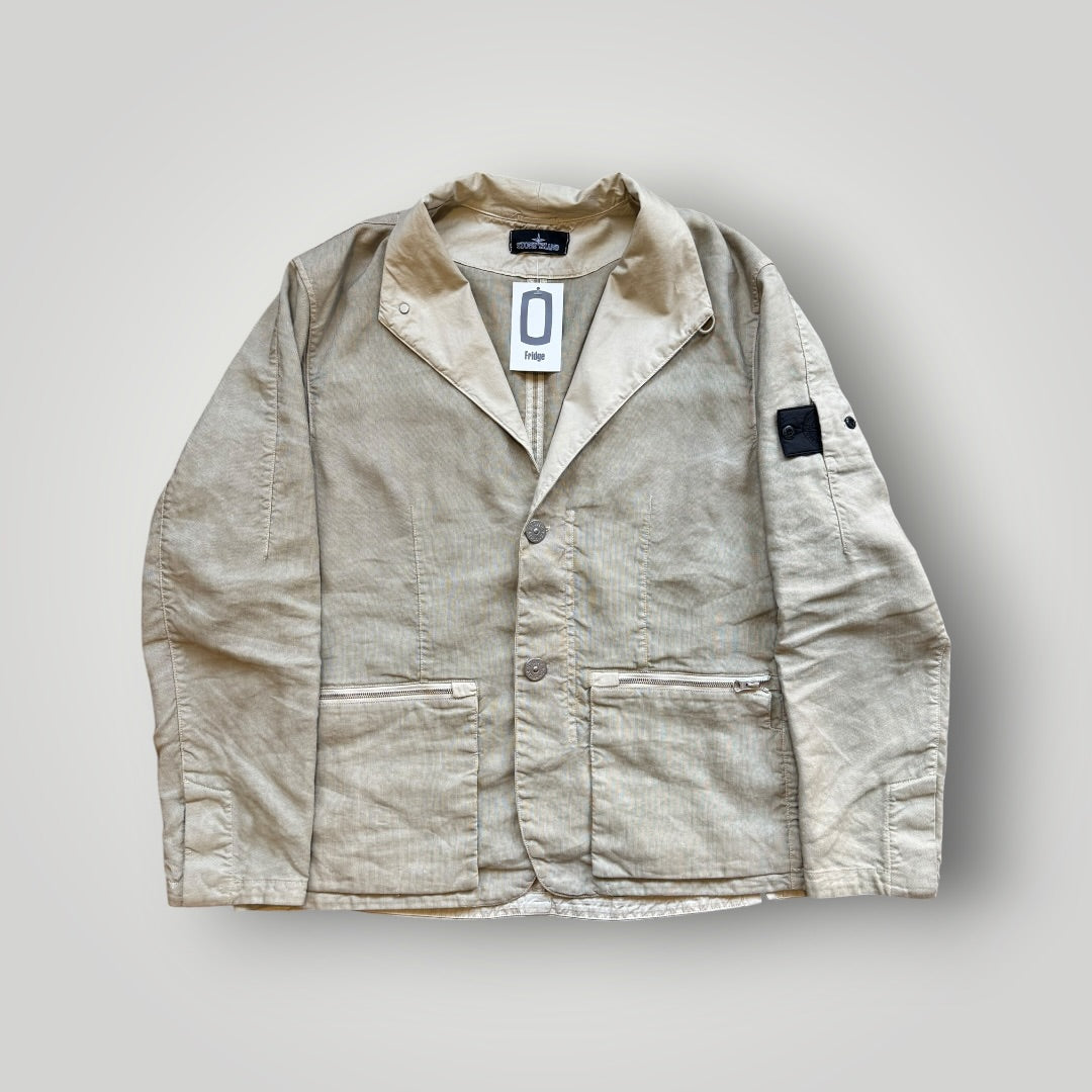 Stone Island SS/22 Shadow Project Linen Cordura-TC Blazer L | O/S, Beige