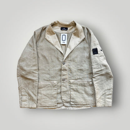 Stone Island SS/22 Shadow Project Linen Cordura-TC Blazer L | O/S, Beige
