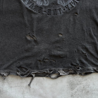 DIESEL DISTRESSED T-SHIRT | O/S, Red
